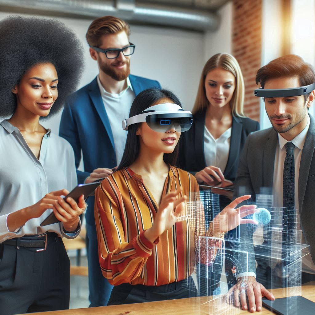 AR-Powered Interactive Virtual Collaboration. Source: MS Copilot