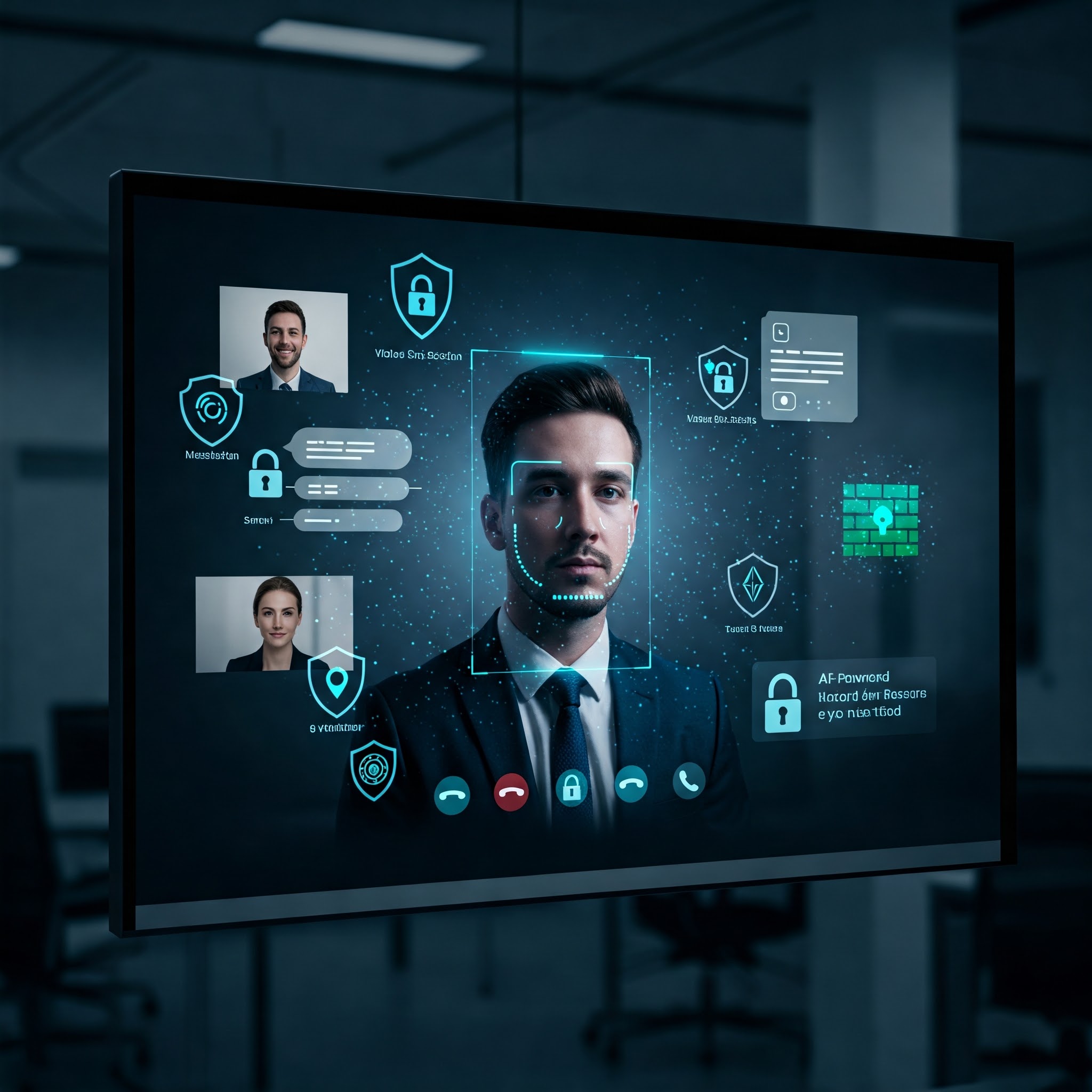 Secure AI-Enabled Video Communication. Source: Gemini AI