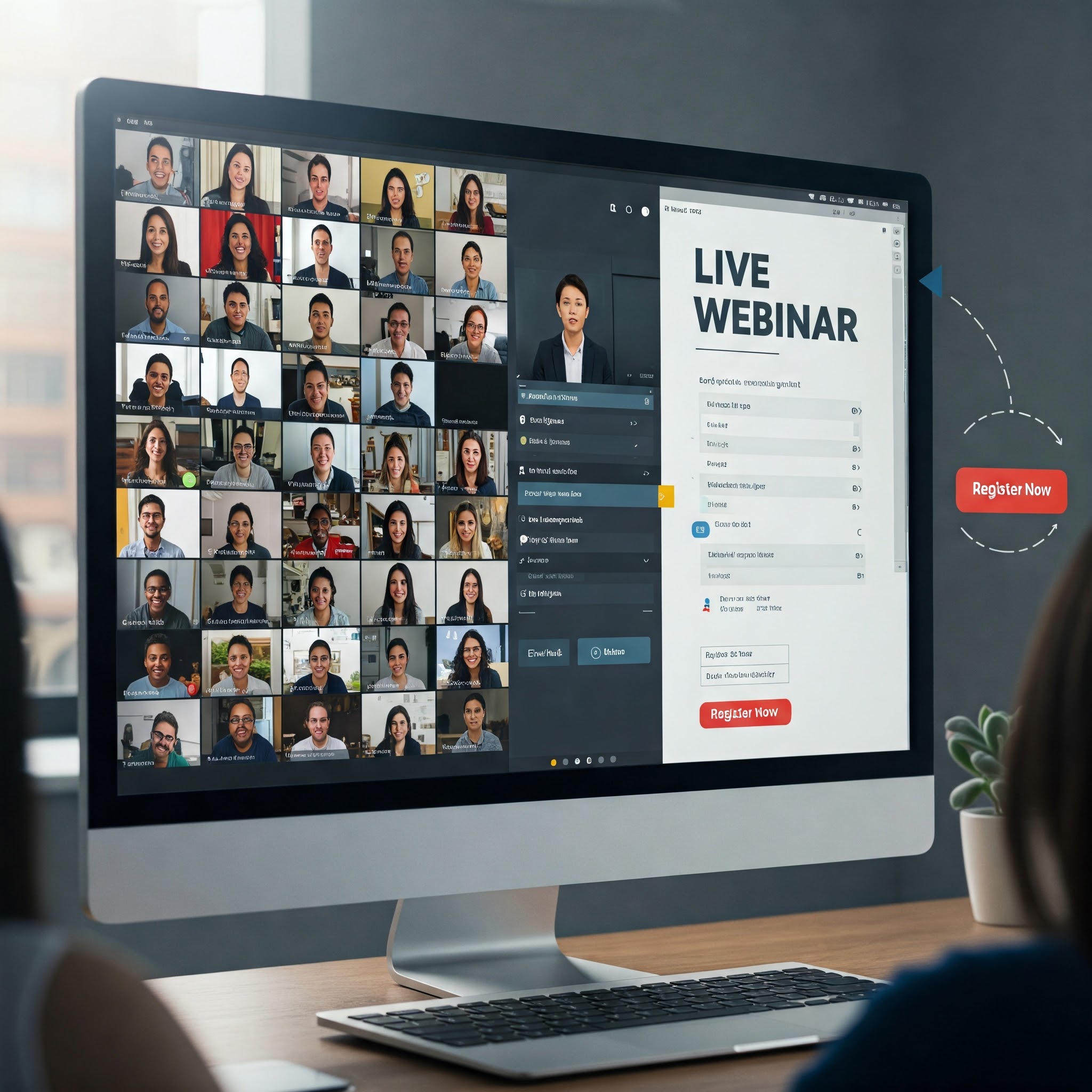 Live Webinar With Active Engagement | Source: Gemini